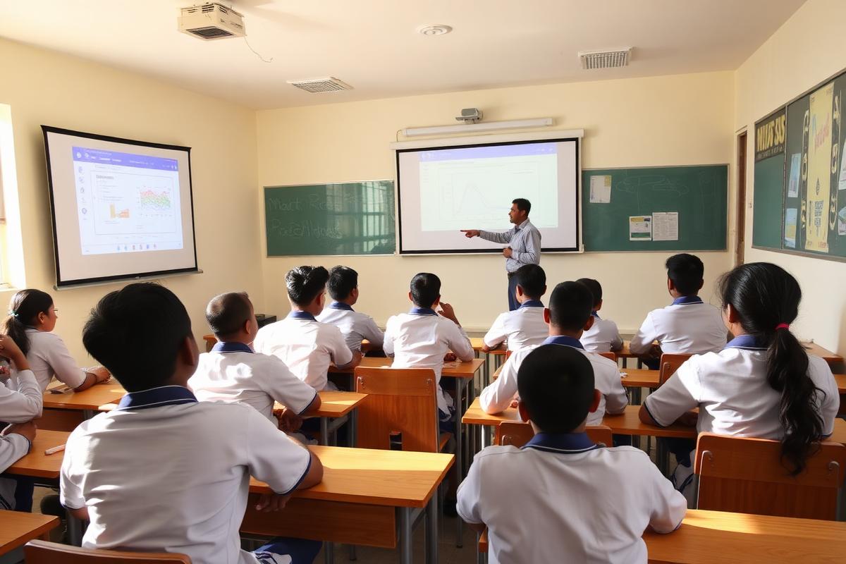 Smart classroom session, Class X