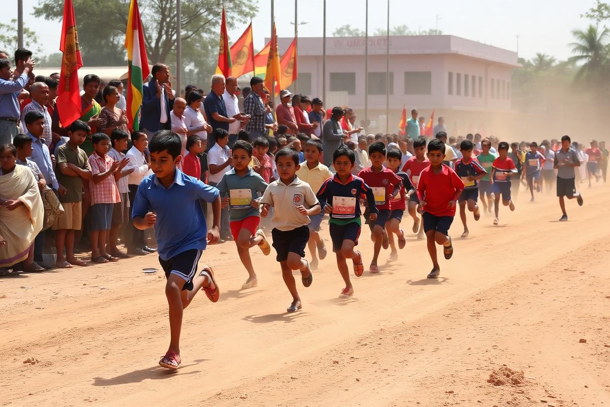 Students of the school — State-Level Athletics — Silver Medal